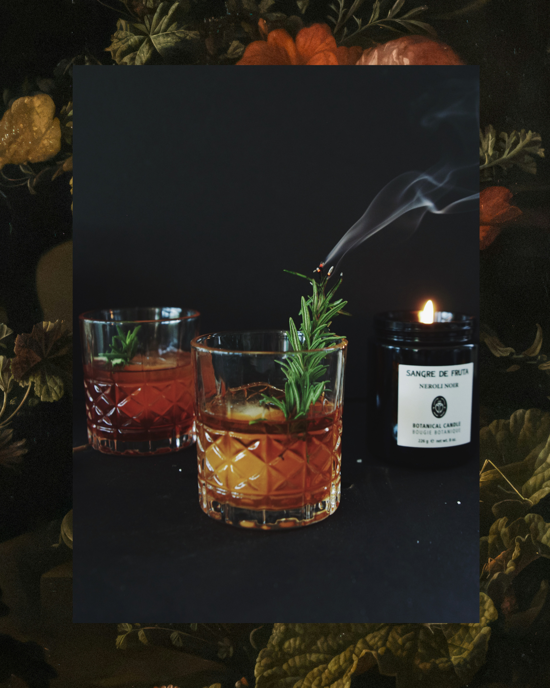 Smoked Rosemary Old Fashioned